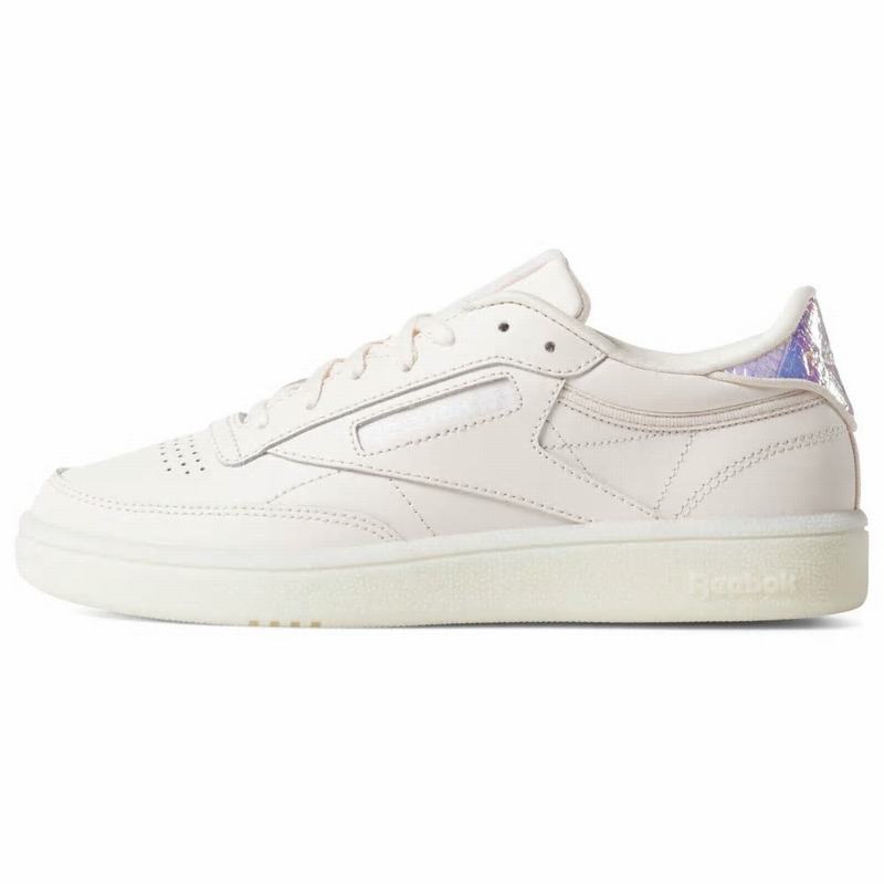 Tenisi Reebok Club C 85 Dama Roz/Albi Romania AQ8519NG